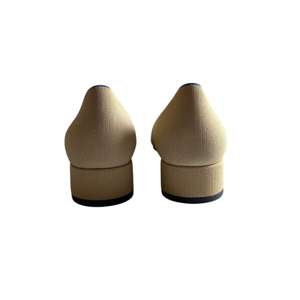 Rothy’s The High Point Heeled Shoe | Sandstone Beige NEW - Picture 13 of 16